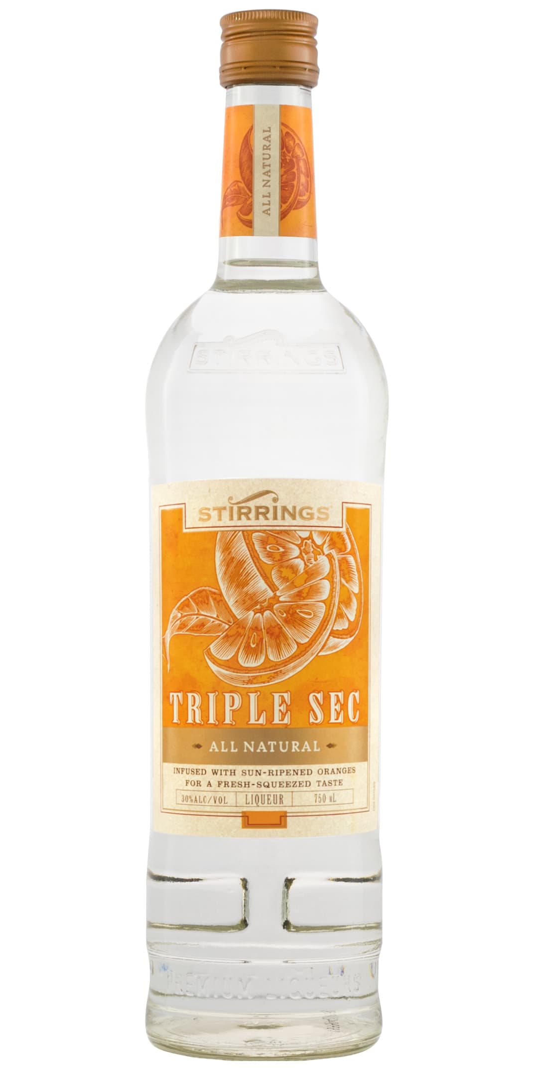 Stirrings Triple Sec Liqueur 750ml 60 Proof