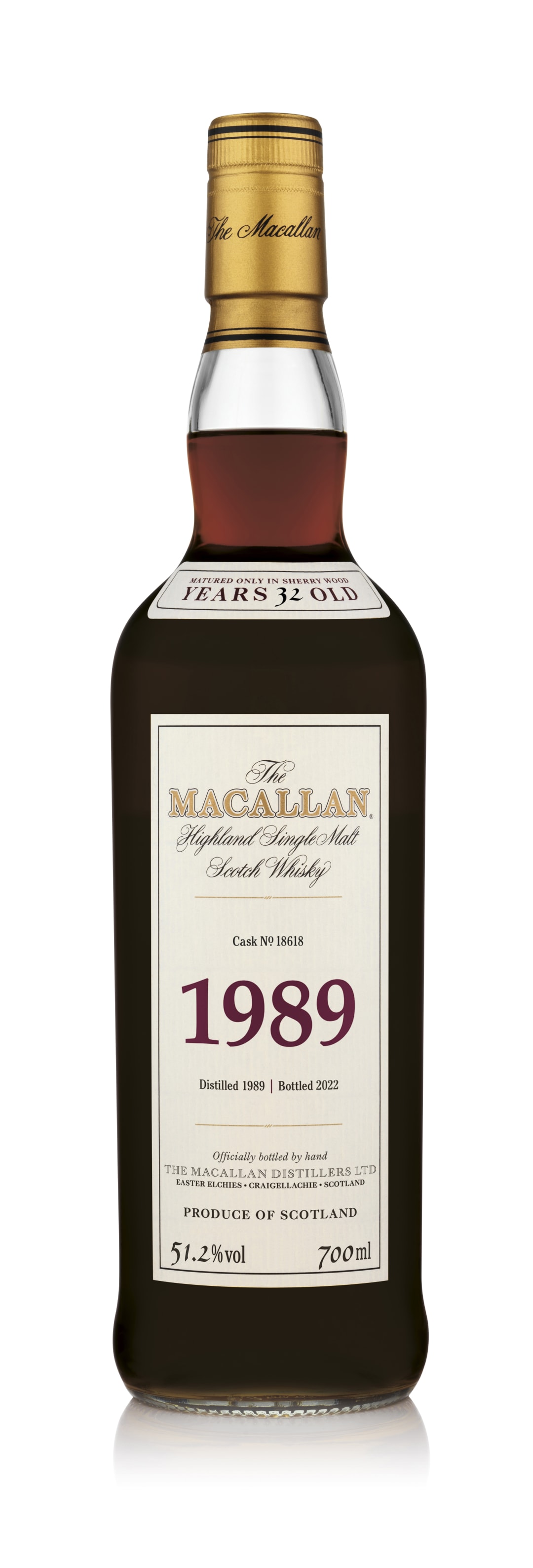 The Macallan Fine and Rare 1989 Cask No. 18618 70cl
