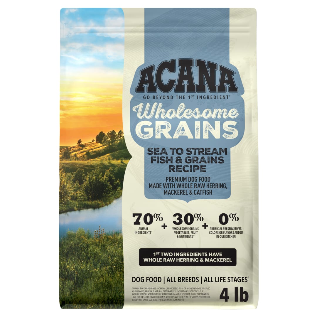 ACANA Wholesome Grains Dry Dog Food Sea to Stream Saltwater Fish Recipe