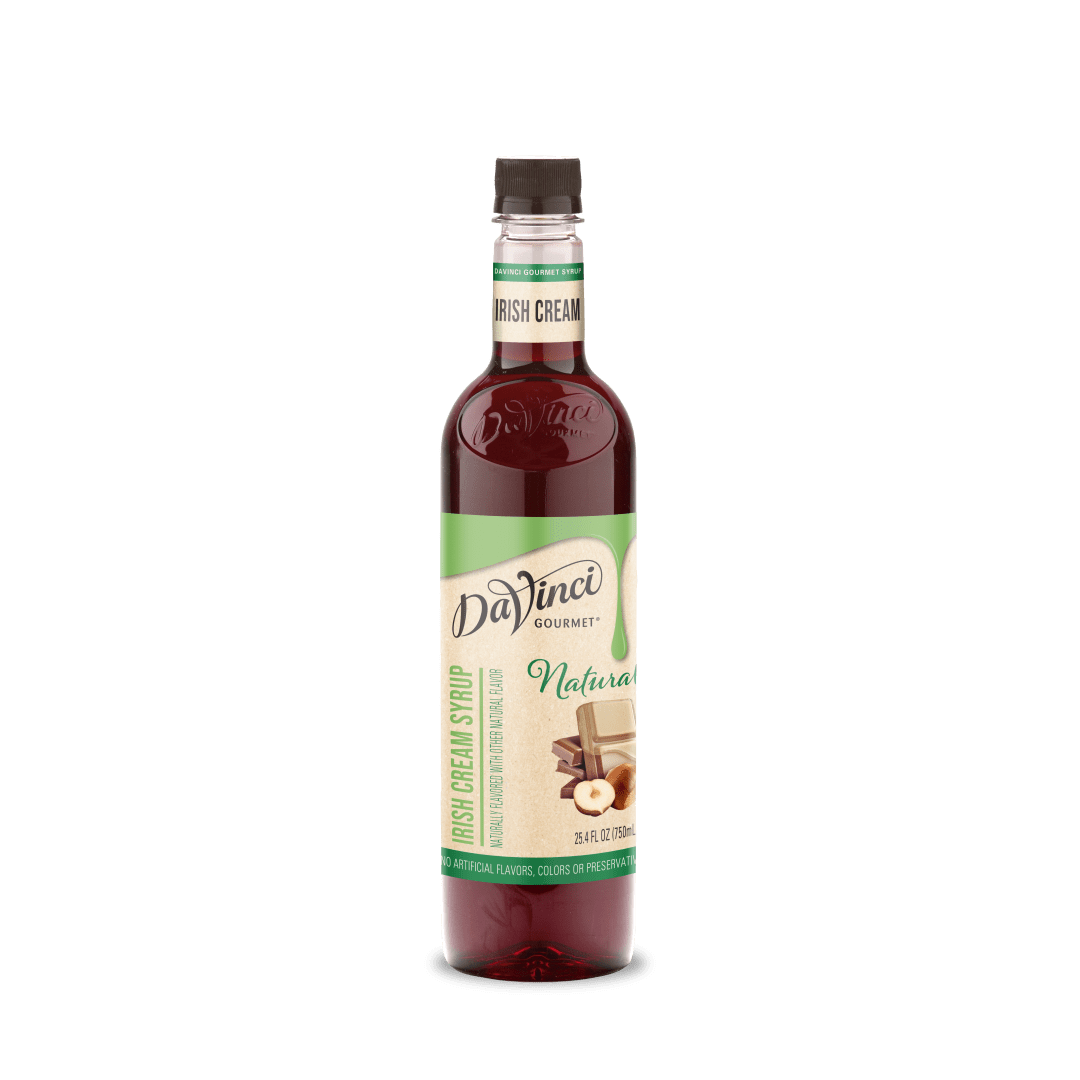 DaVinci Gourmet Natural Irish Cream Syrup, Plastic Bottle, 4 x 750 mL