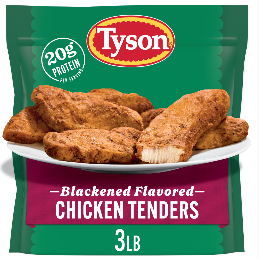 Tyson Frozen Blackened Flavored Chicken Tenders, 3 lb