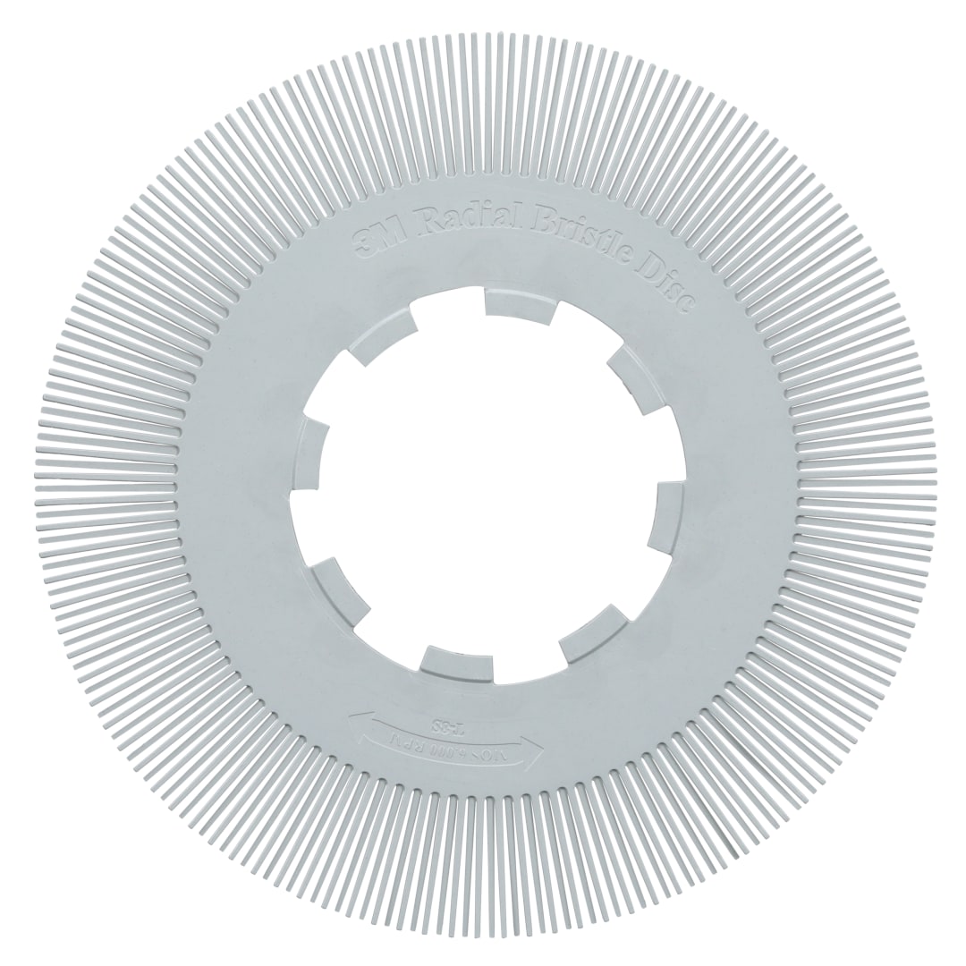Scotch-Brite™ Hassas Radyal Bristle Fırça, PN-RB, 120+, 203,2 mm (8 inç), Tip S, Adaptörsüz