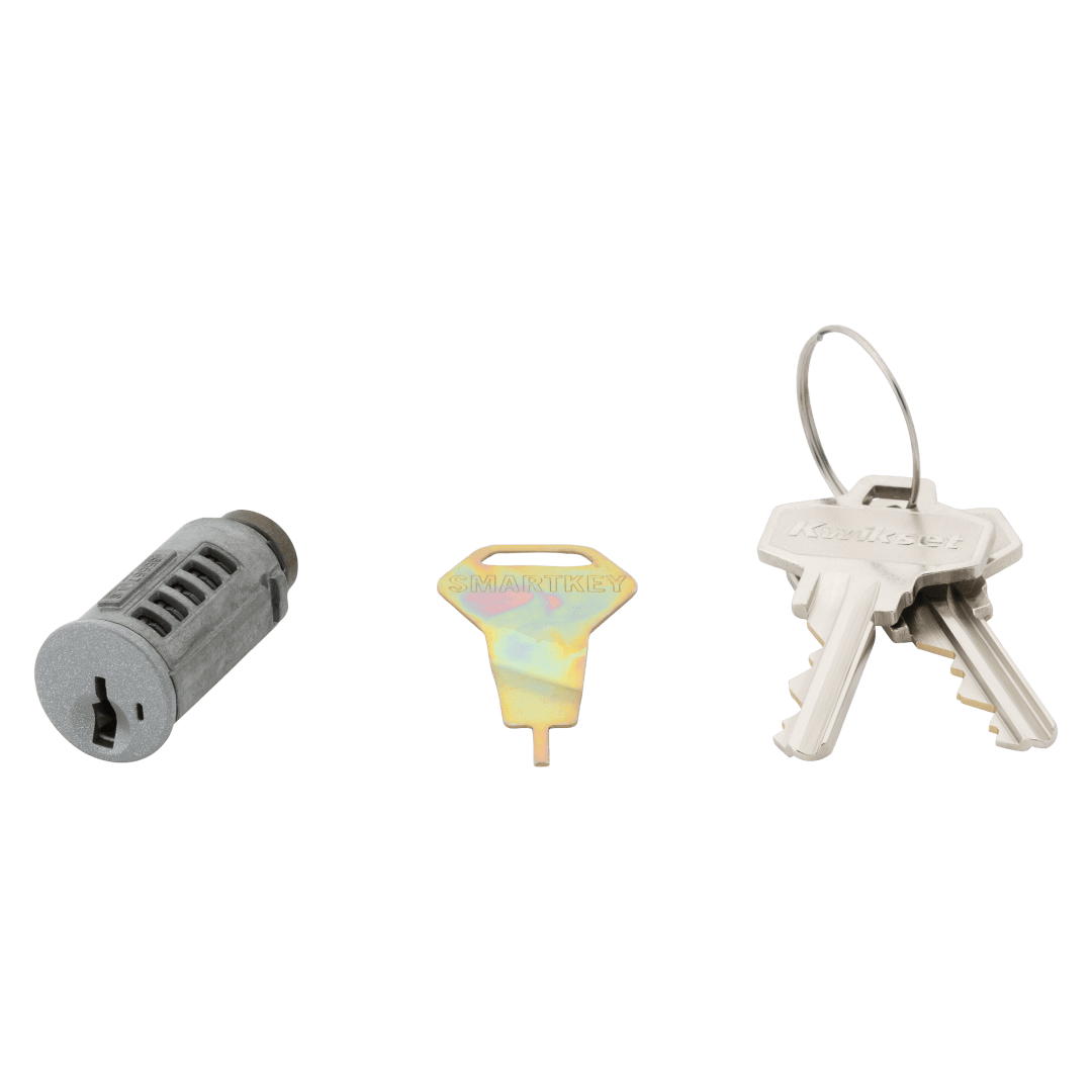 C-Keyway Square Drive Chassis for SmartKey Knob/Lever in Satin Nickel, Polished Chrome or Satin Chrome Finish