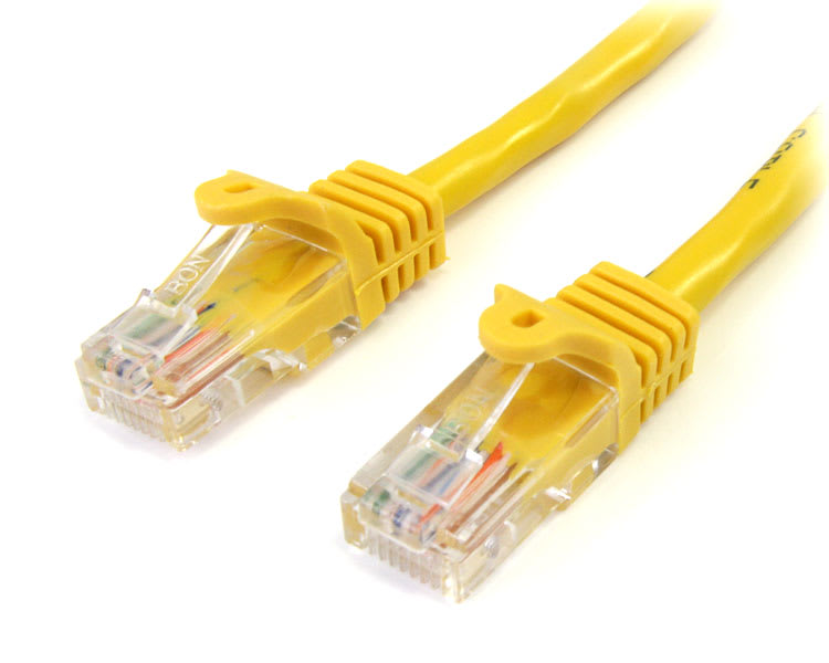 35 FT YELLOW CATEGORY 5E PATCH CABLE