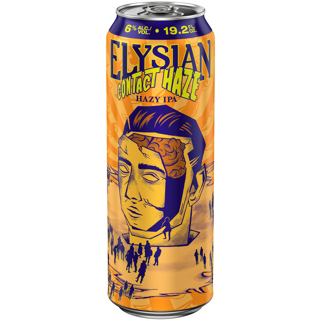 Elysian Contact Haze Hazy IPA Beer 19.2 fl oz
