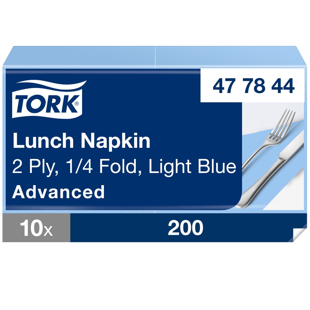 Tork Light Blue Lunch Napkin