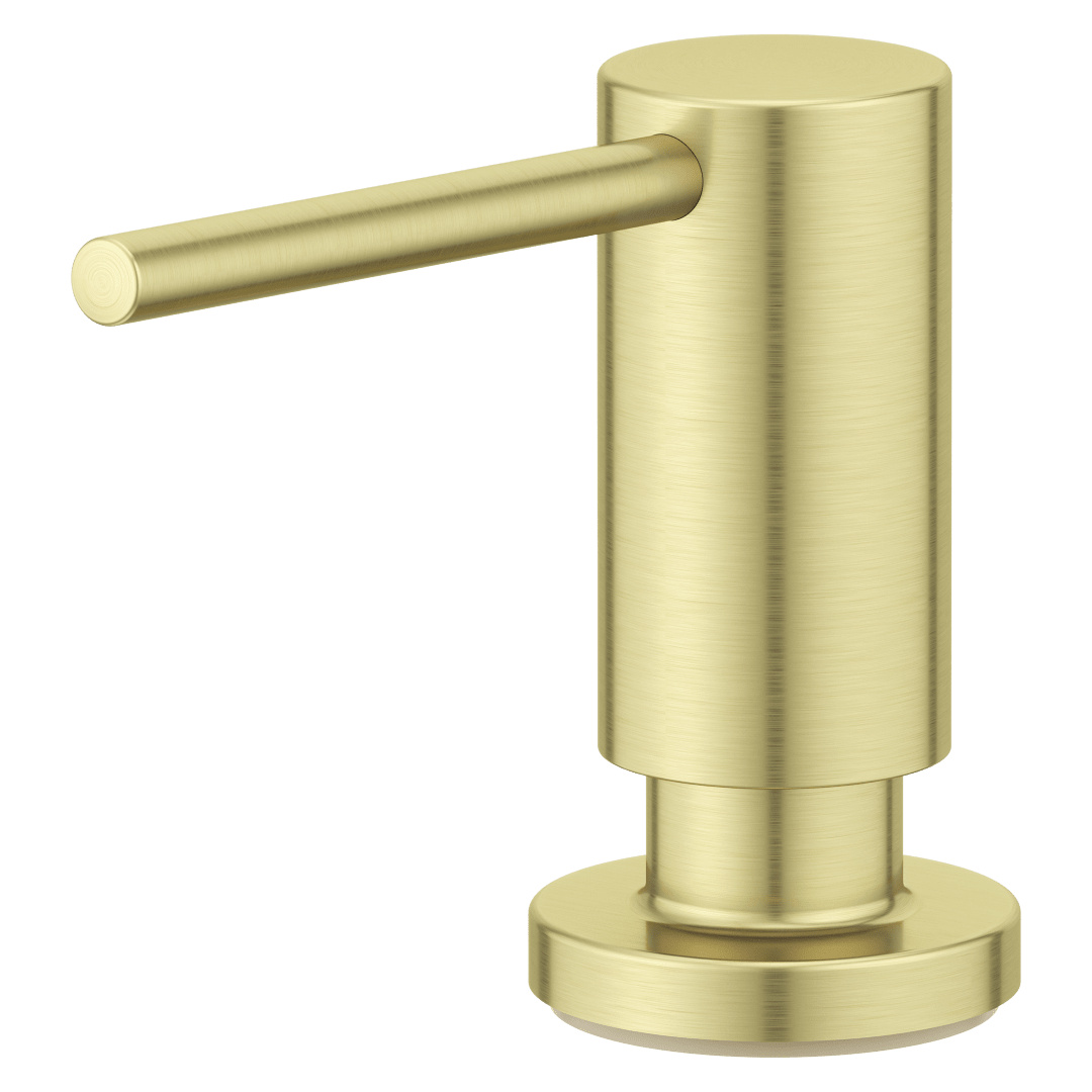 Modern Kitchen Soap Dispenser in Brushed Gold