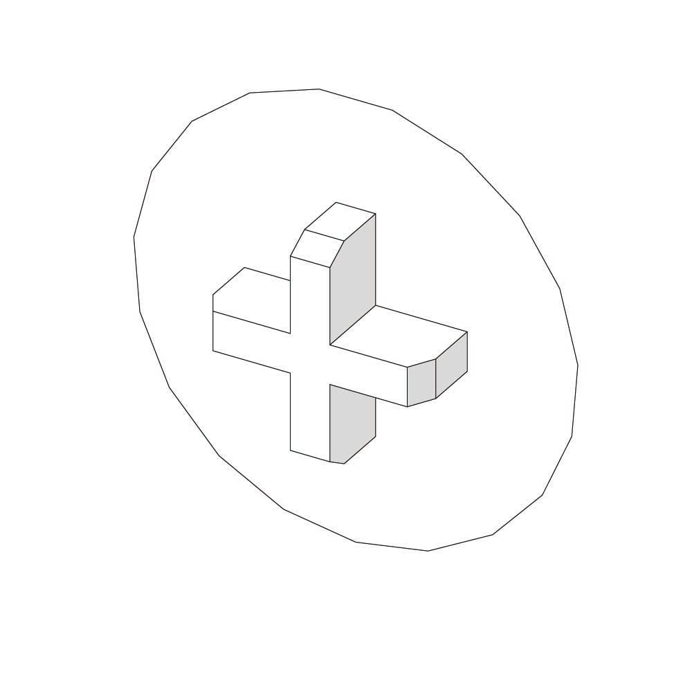 Decorative Phillips Screw Cap