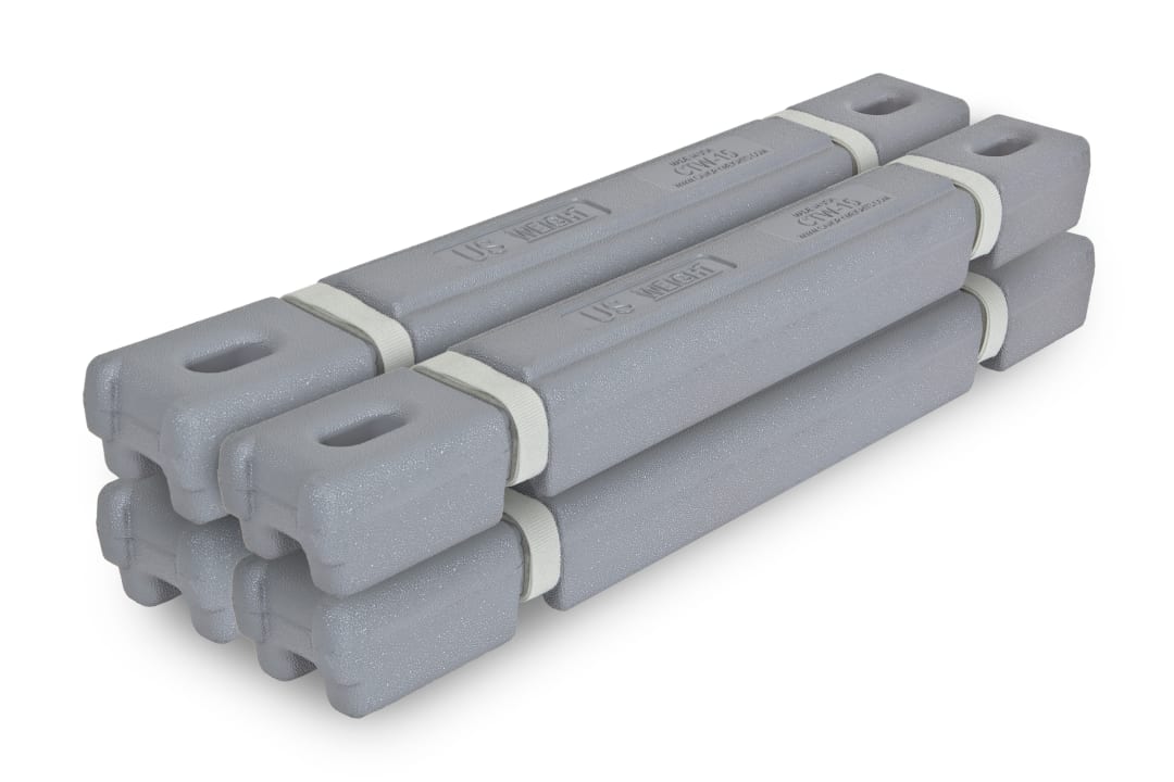 US Weight Four 15 lb. Ingot Ca