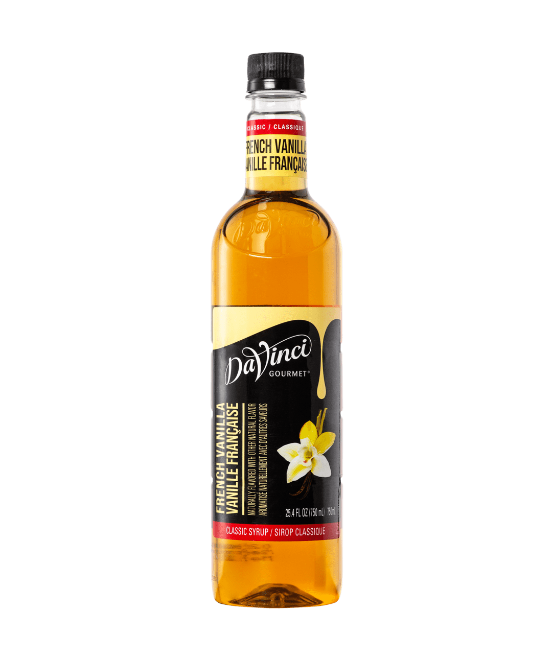 DaVinci Gourmet French Vanilla Syrup, Plastic Bottle, 4 x 750 mL
