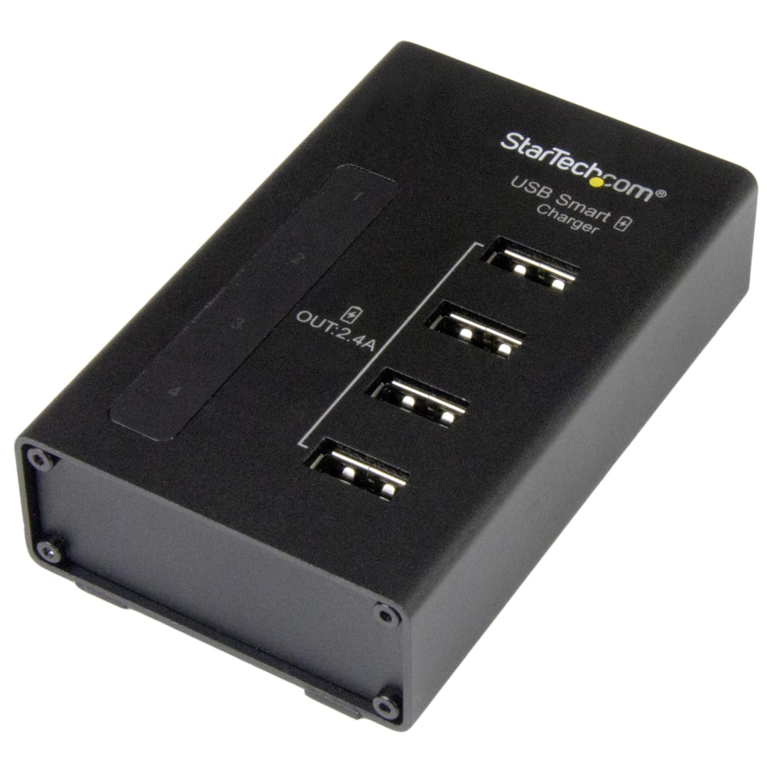 4 Port USB Dedicated Charging Station 4x 2 4A