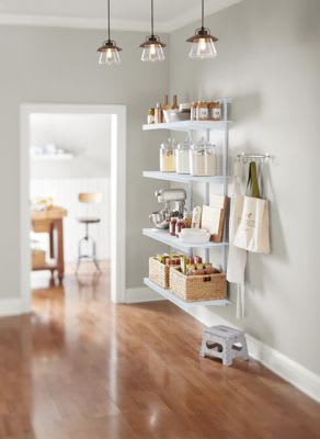 KIT 4 FT CLOSET SHELF TGHTMESH - WHT
