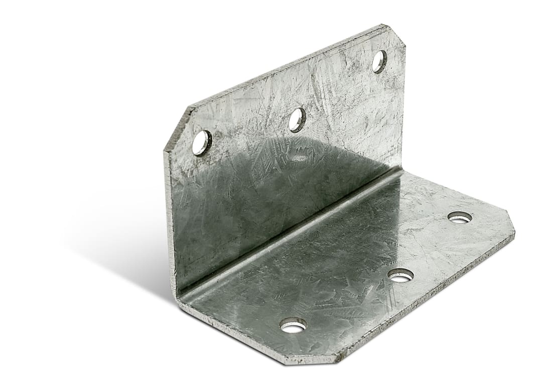 Simpson Strong-Tie ML24Z ML 2 in. x 4 in. 12-Gauge ZMAX® Galvanized Medium L Angle (Pack of 15)