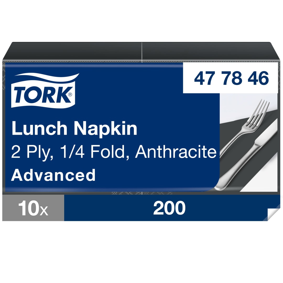 Tork Anthracite Lunch Napkin