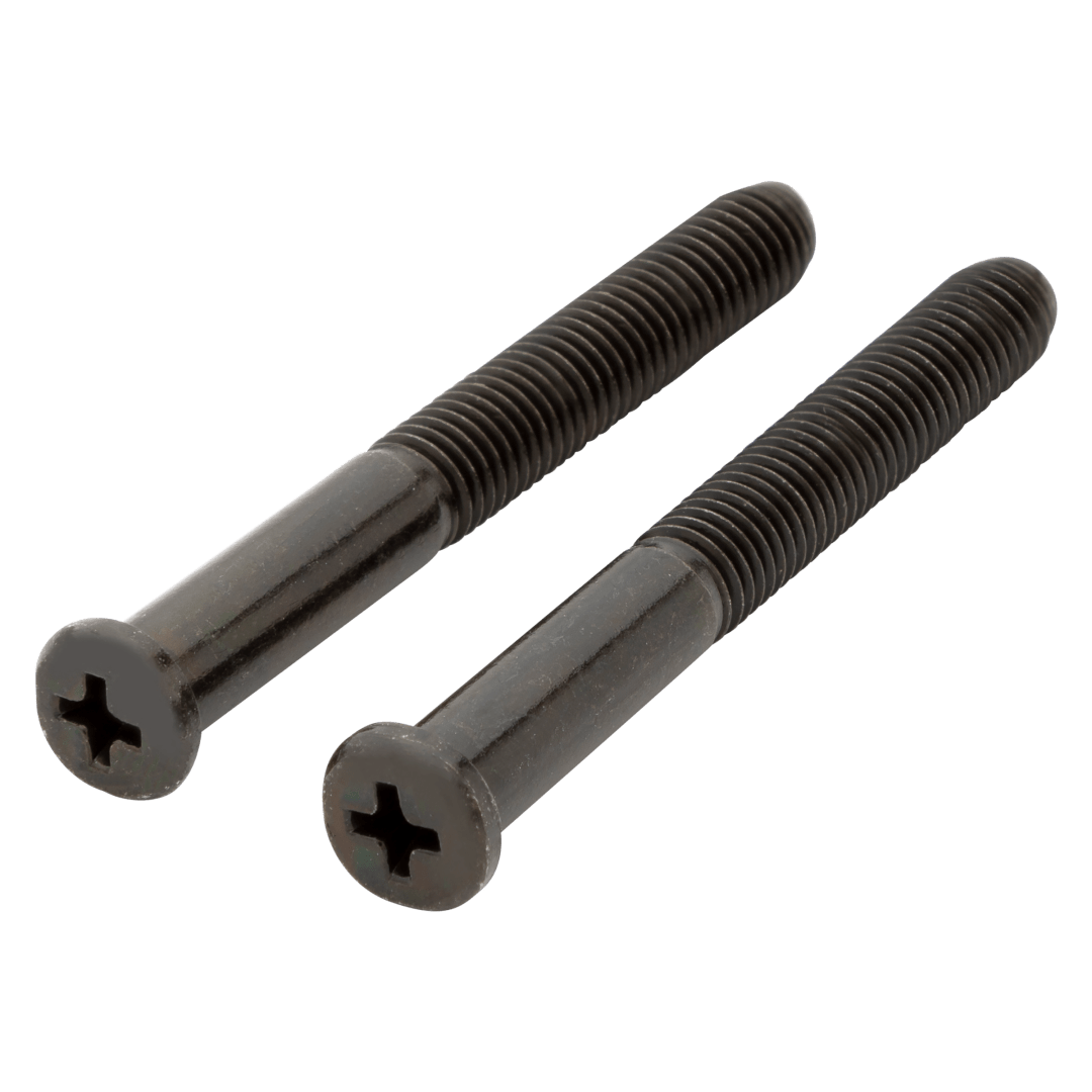 Deadbolt Mounting Screws for Thin Door in Matte Black or Venetian Bronze Finish
