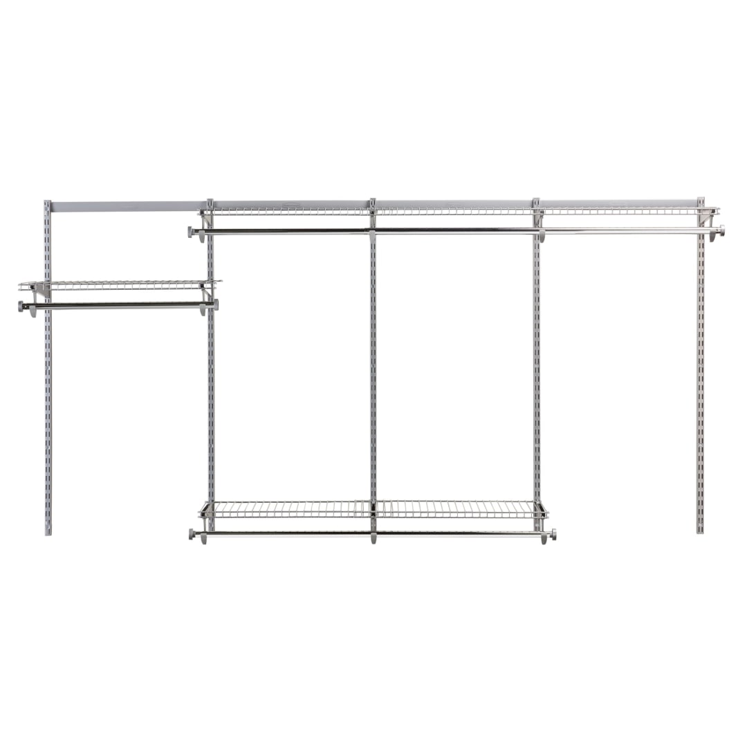 Rubbermaid Configurations 4-8 foot Closet Kit - Titanium