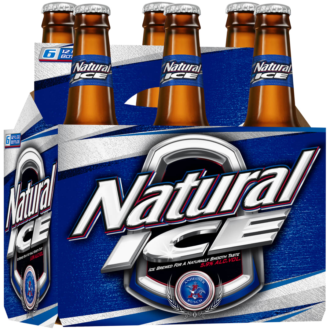 Natural Ice® Beer, 6 Pack 12 fl. oz. Bottles