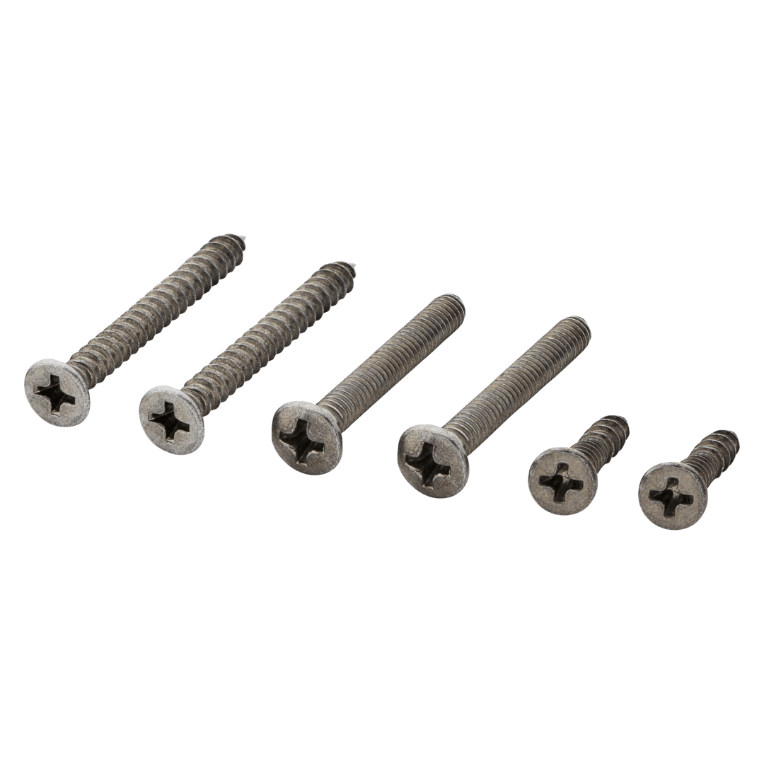 Deadbolt One-Sided Screw Pack for Satin Nickel Finish