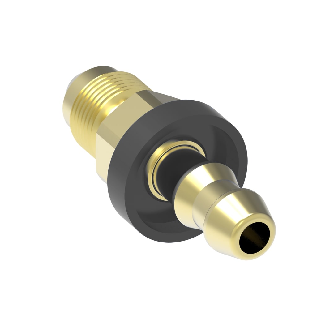 Aeroquip 1/4 Male JIC X 1/4 Push On Brass