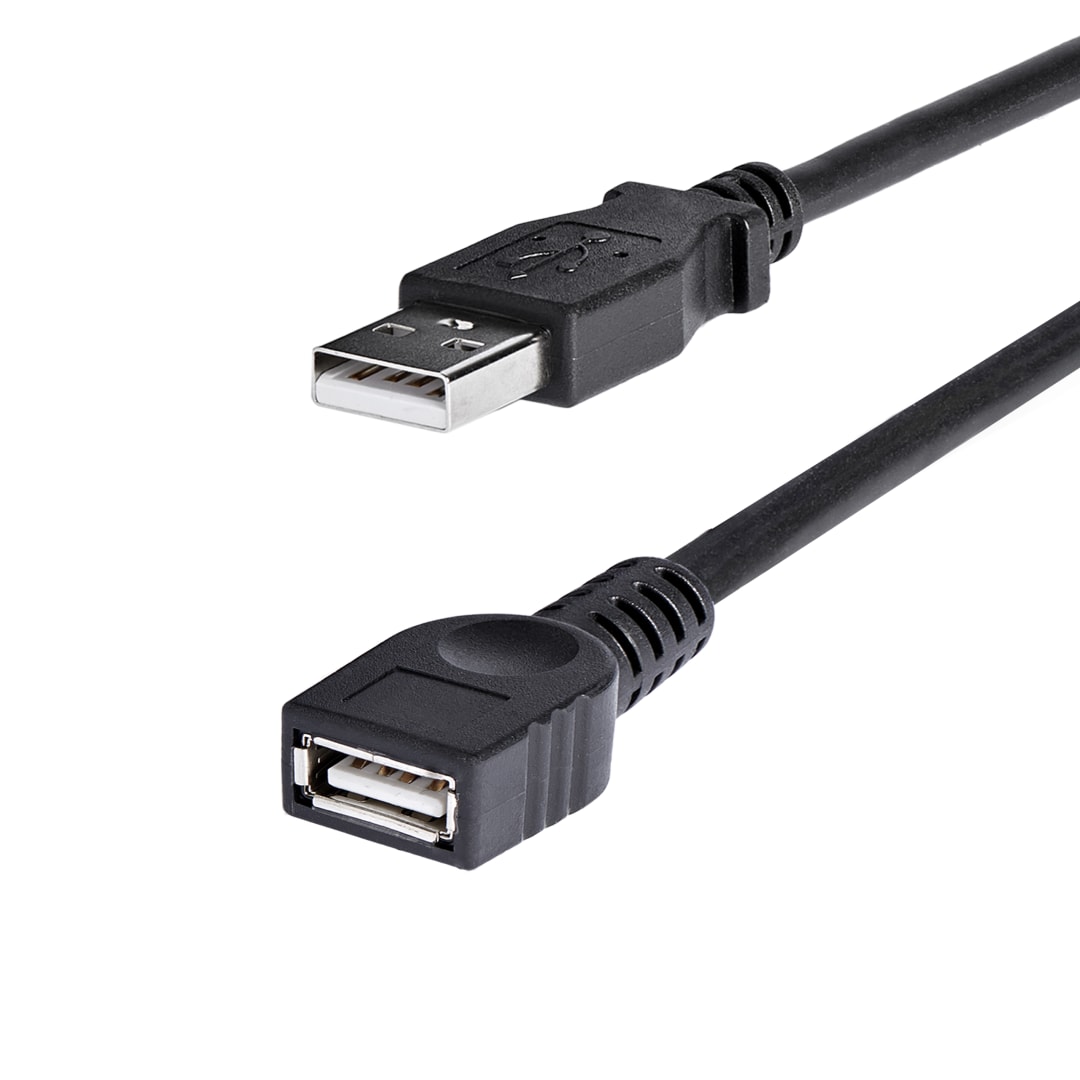 6 ft Black USB 2 0 Extension Cable A to A M F