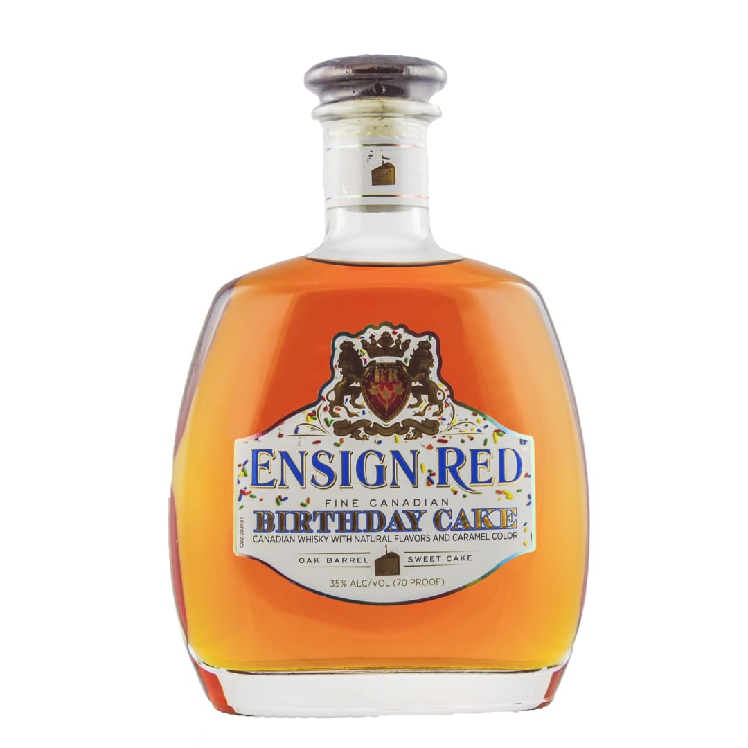 Ensign Red Birthday Cake Candian Whisky 750ml 70 Proof