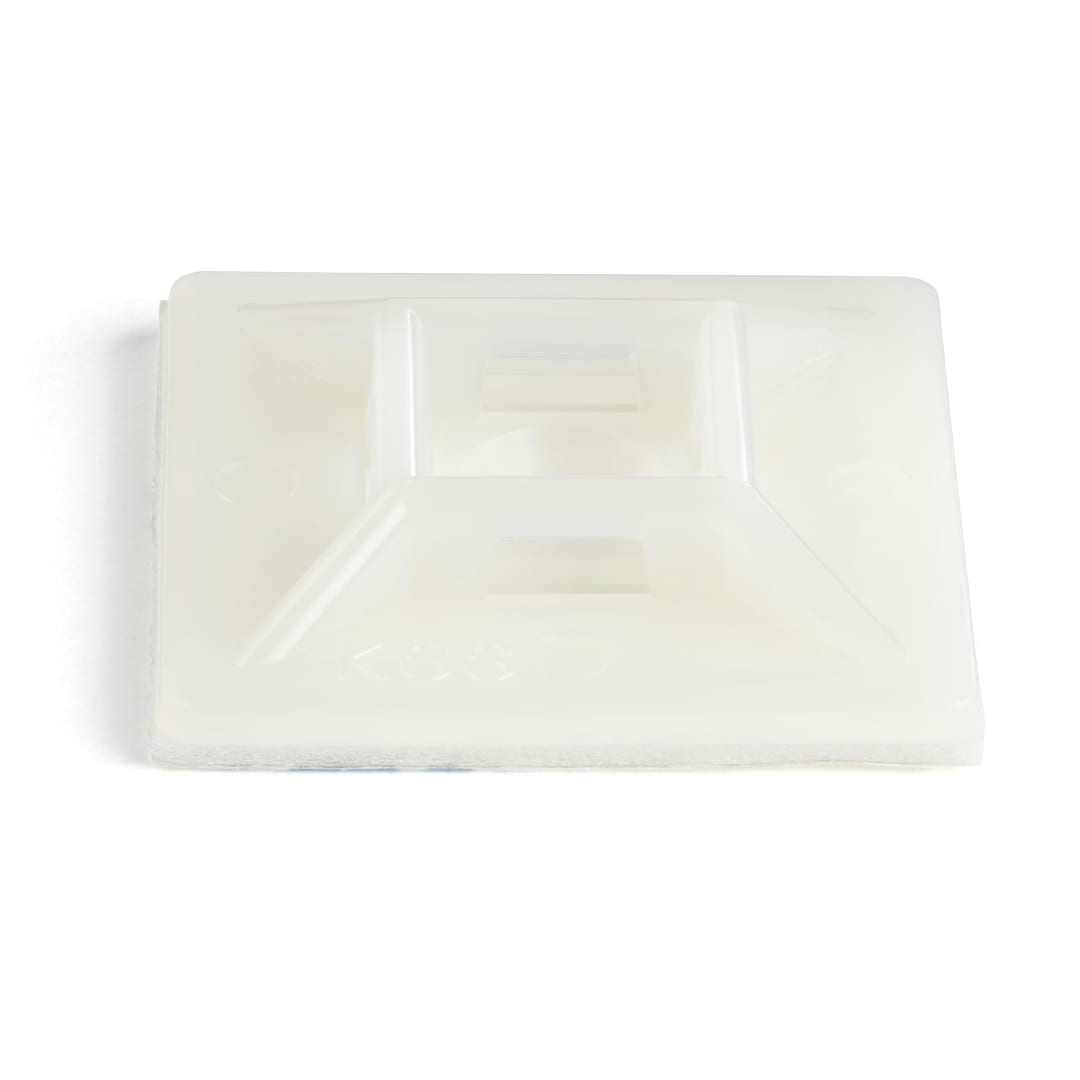100 Pack of Self-Adhesive Cable Tie Mounts - Large