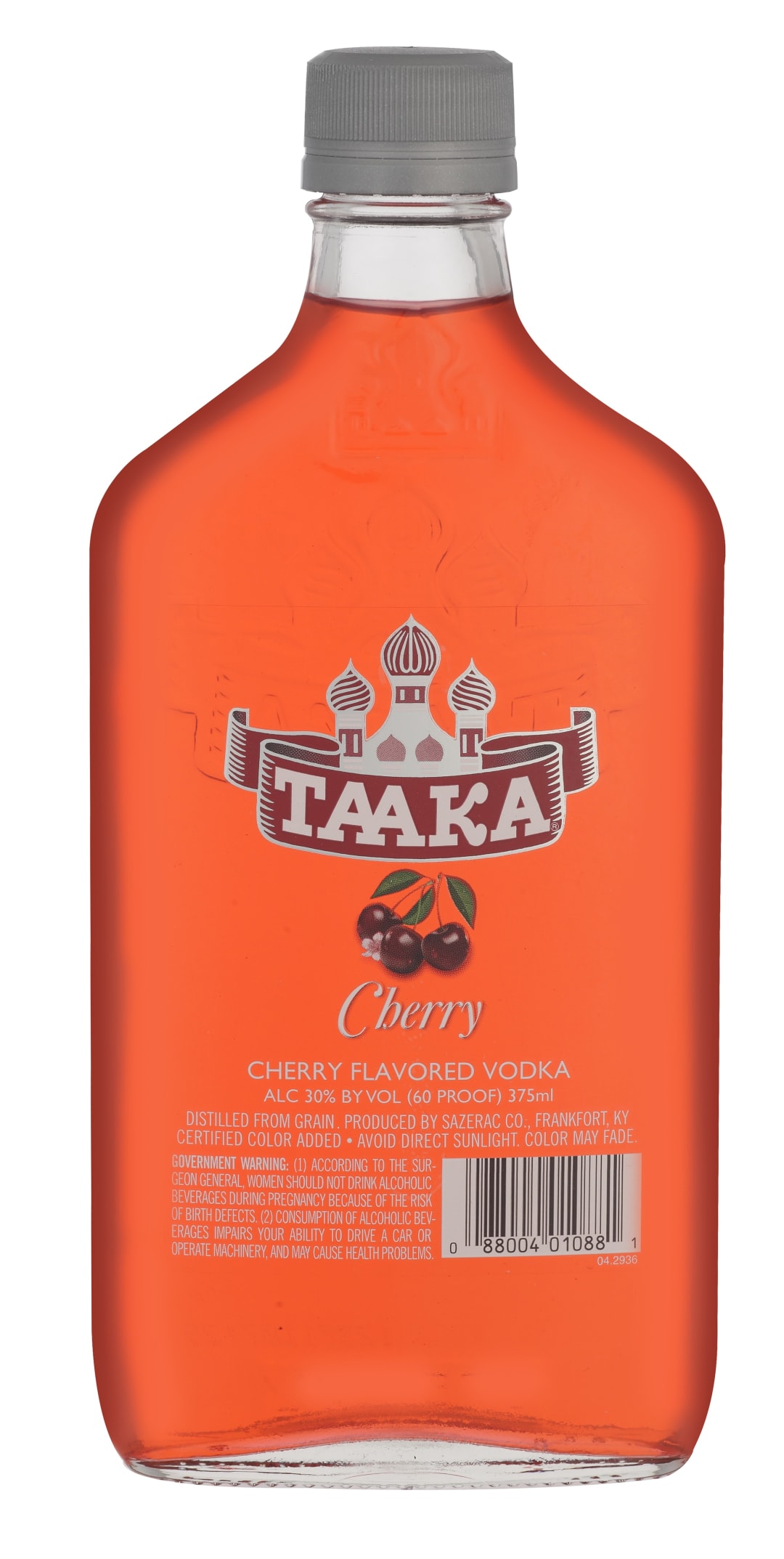 Taaka Cherry Vodka 375ml 60 Proof