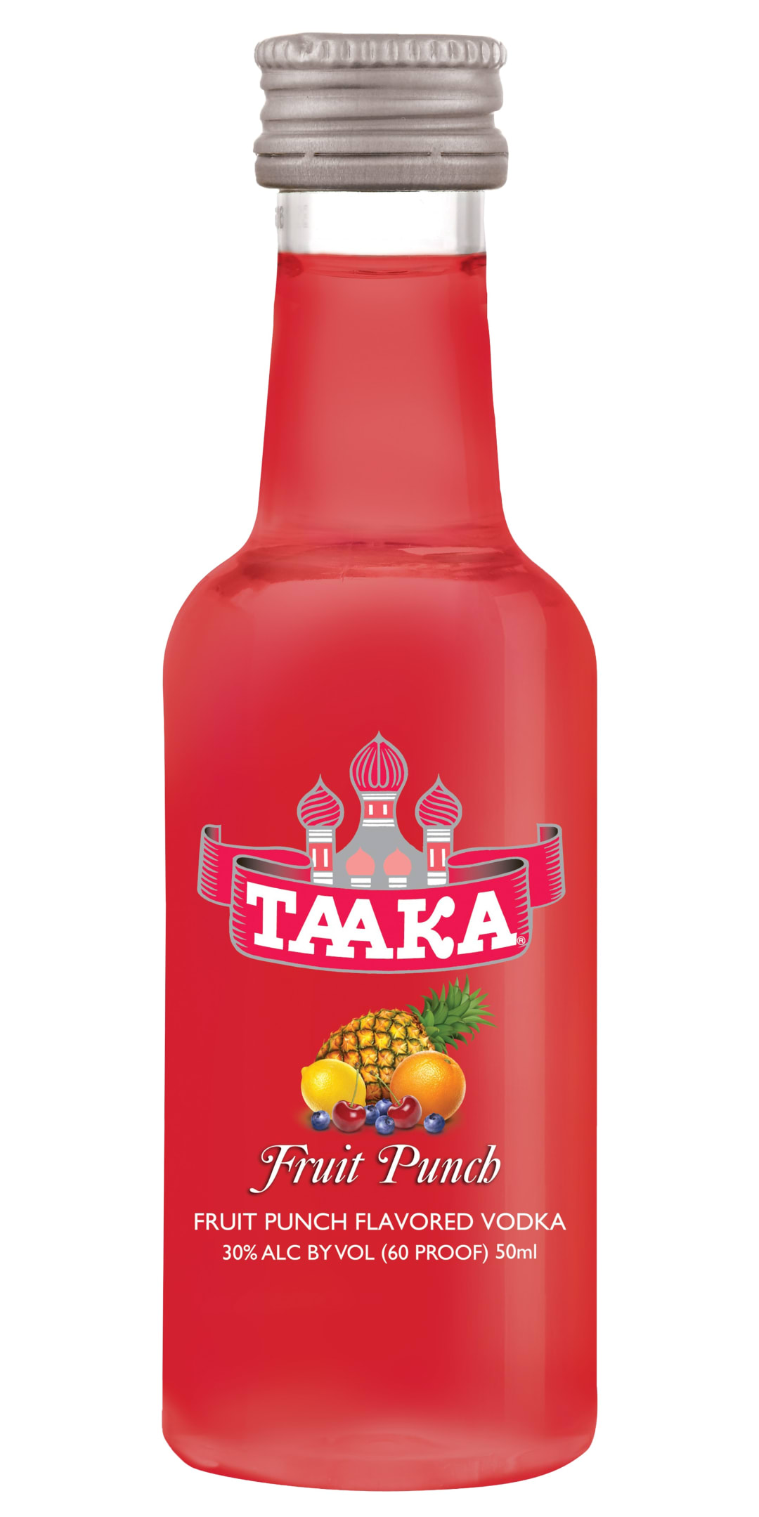 Taaka Fruit Punch Vodka 50ml 60 Proof