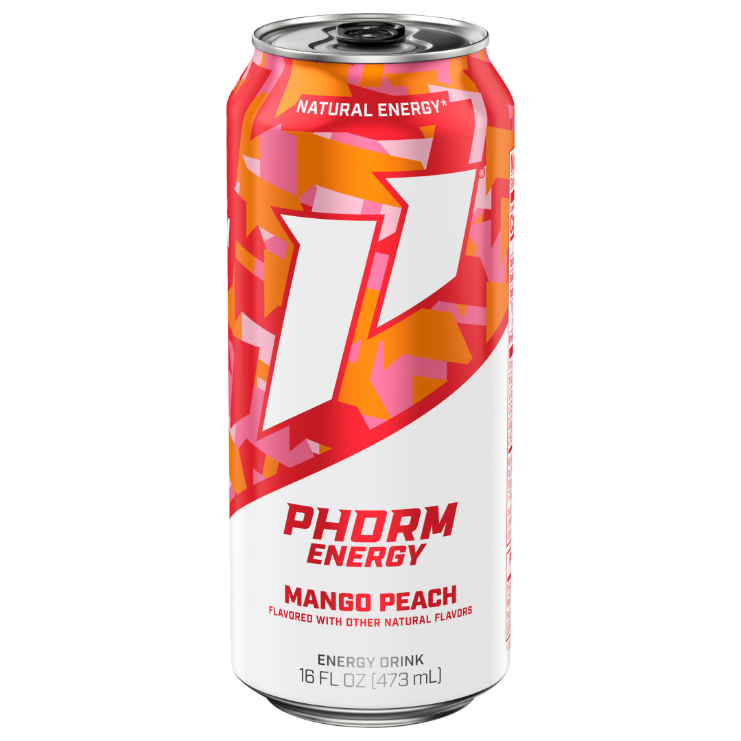 Phorm Energy Mango Peach 16 oz Single CAN 0ABV