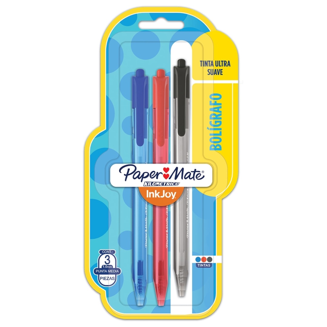 Paper Mate® InkJoy® 100RT Retractable Ballpoint Pens, Medium Point (1.0mm)