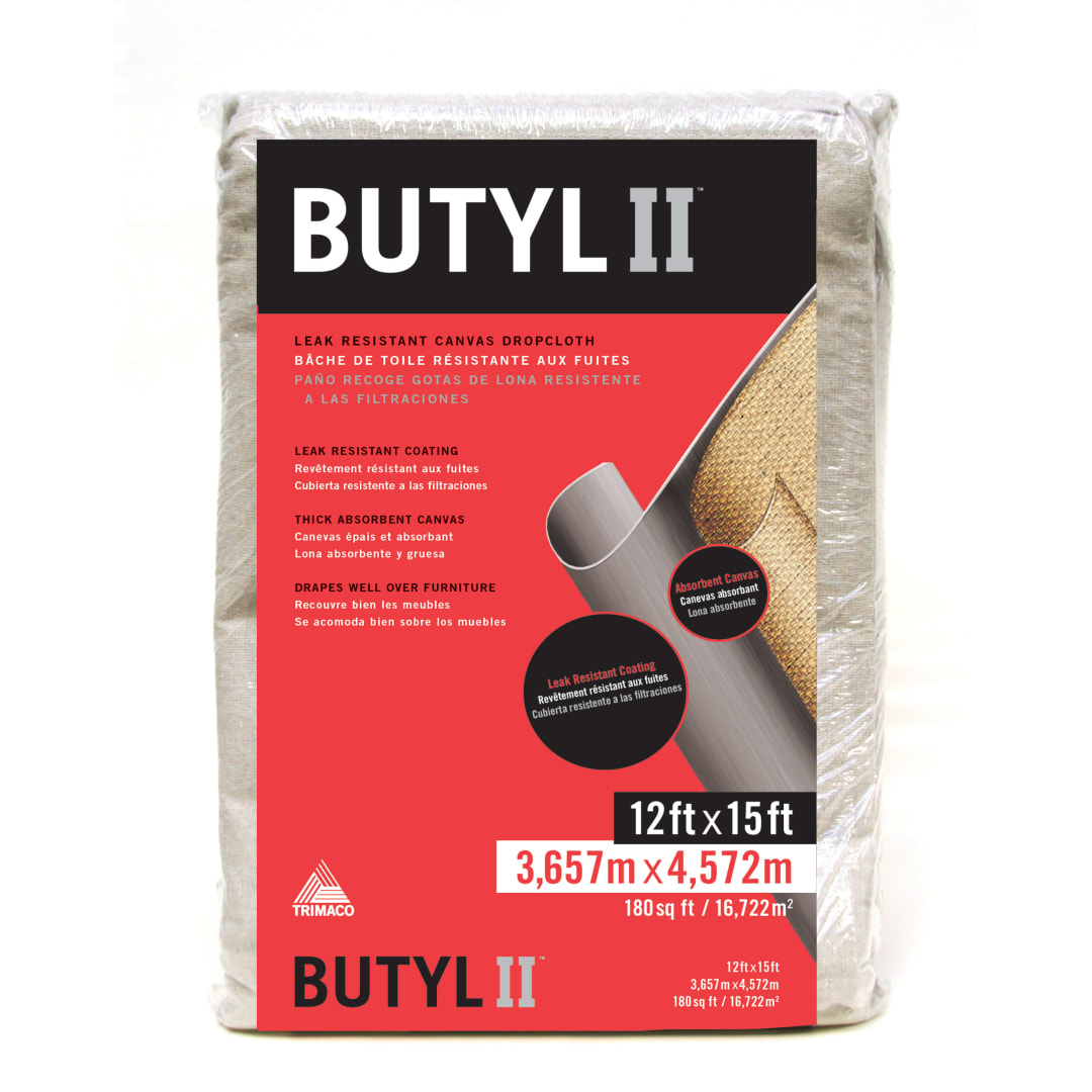 Trimaco Butyl II® Drop Cloth, 12'x15'