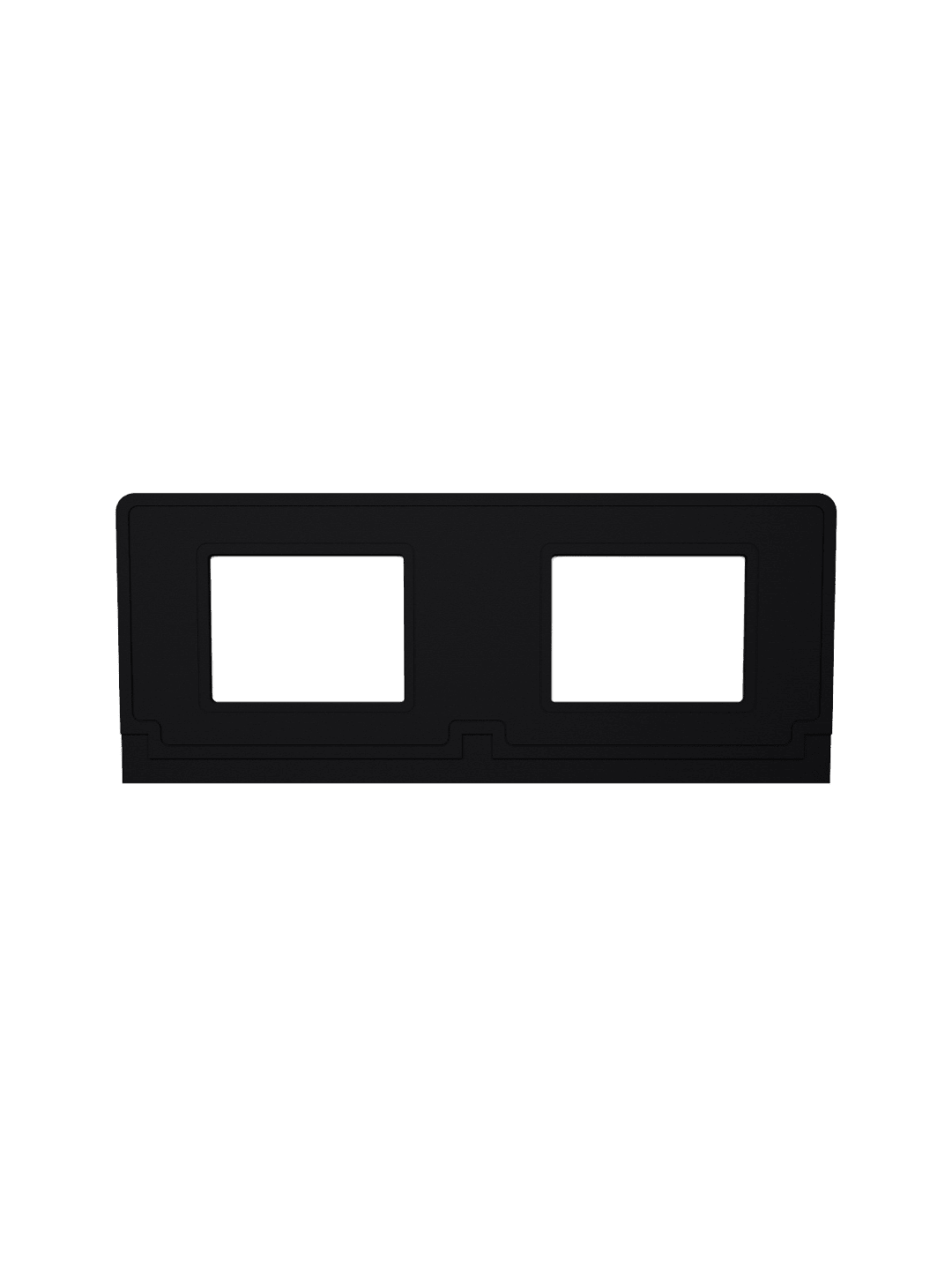  VISION - Double - Sign Frame - Black