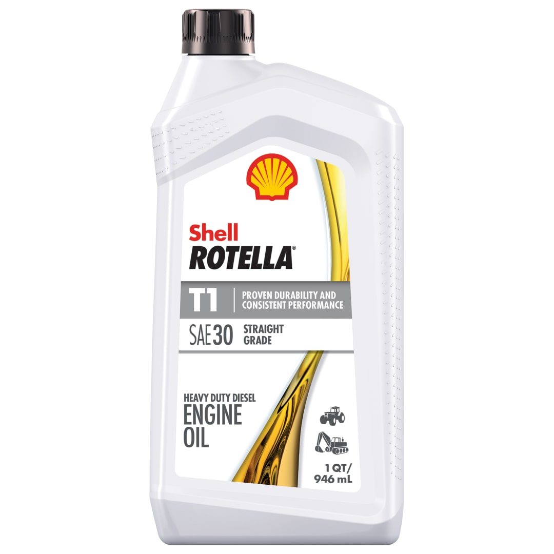 Shell Rotella T1 30 Diesel Engine Oil, 1 Quart