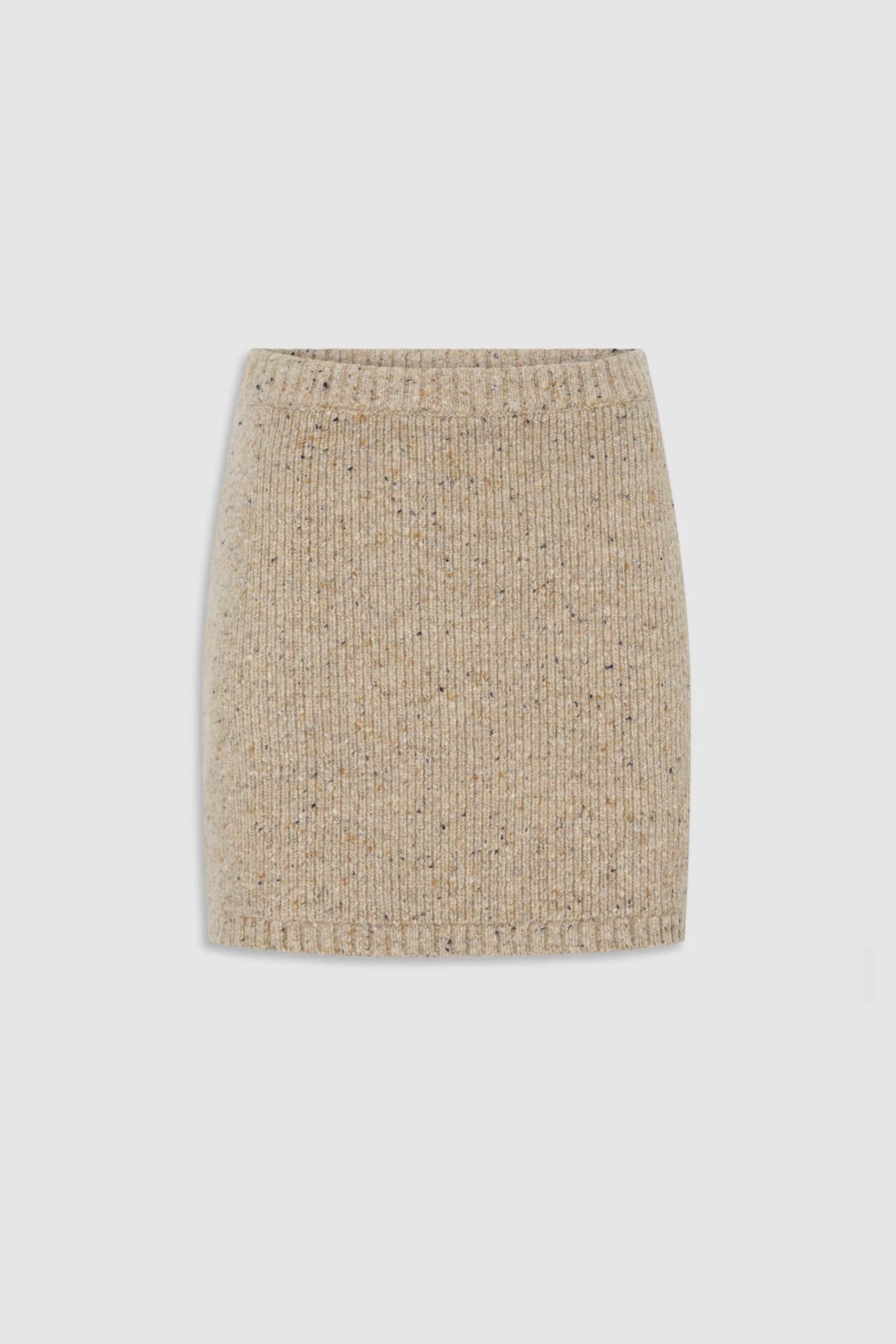 Nep Knit Mini Skirt