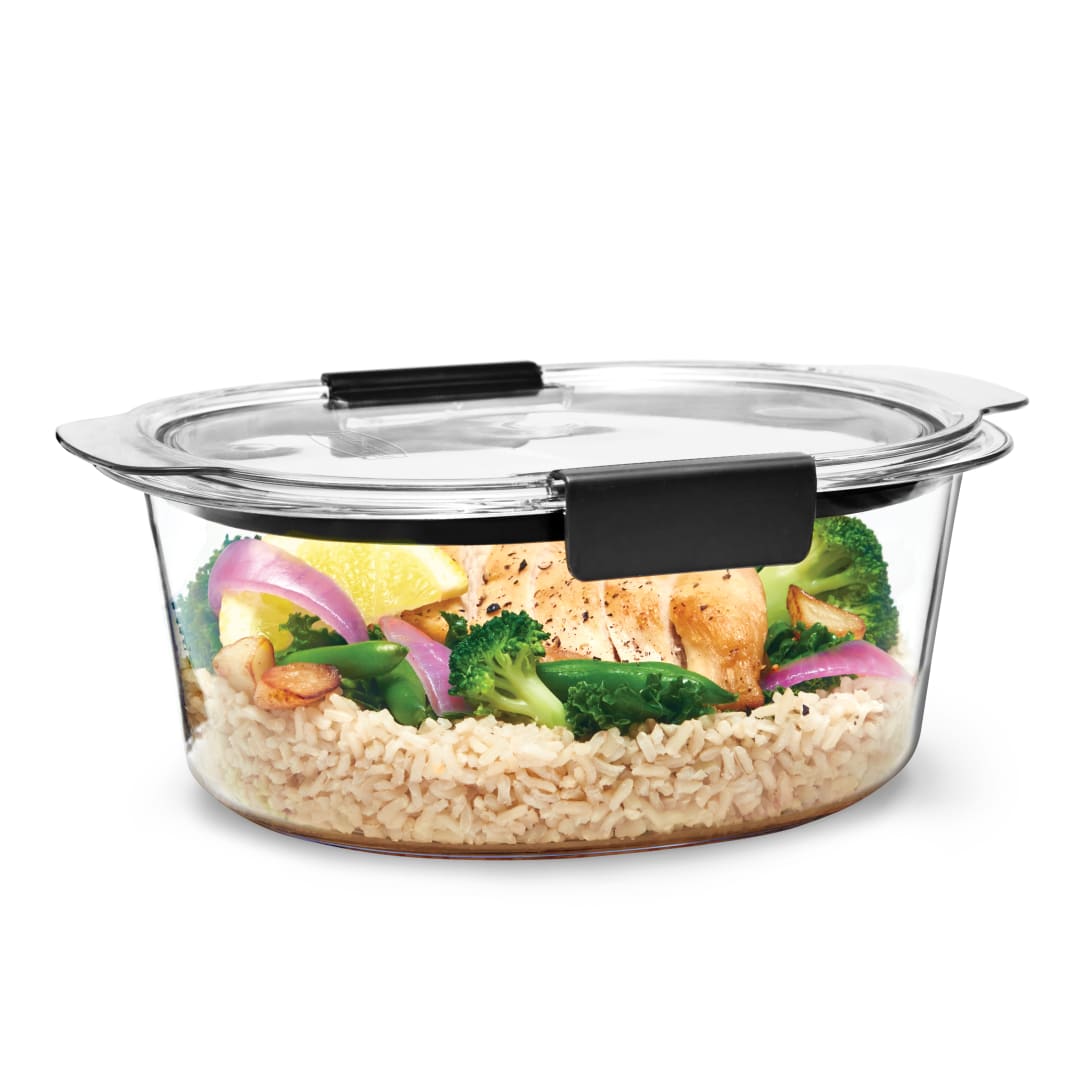 Rubbermaid Brilliance® Round Leak Proof Food Storage Container, 6.97 cup