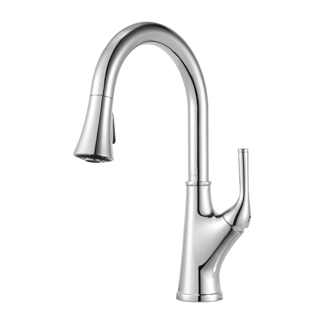 Cantara 1-Handle Pull-Down Kitchen Faucet in Polished Chrome