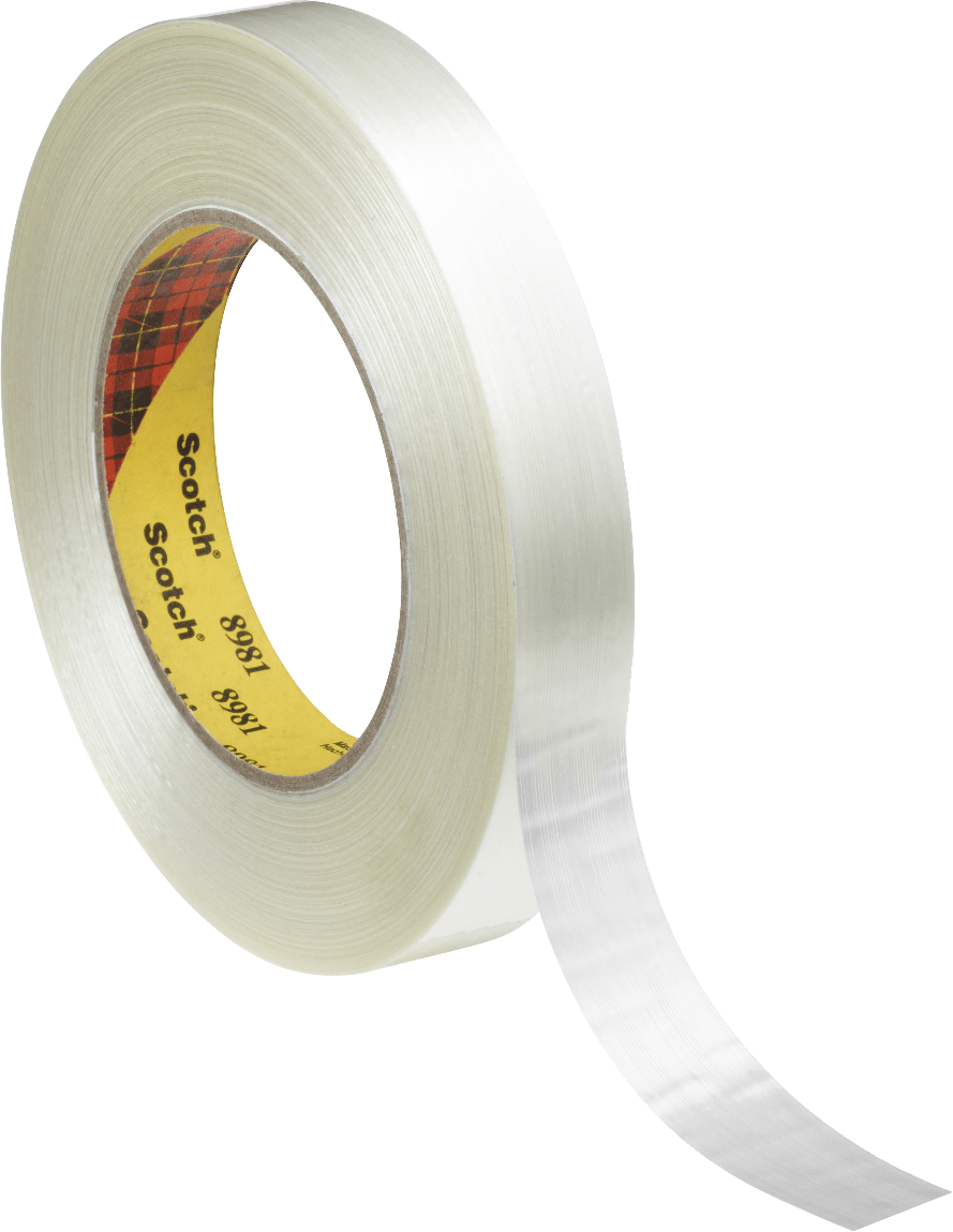 Scotch® Hochleistungsfilamentband 8981, Transparent, 19 mm x 50 m, 0.168 mm