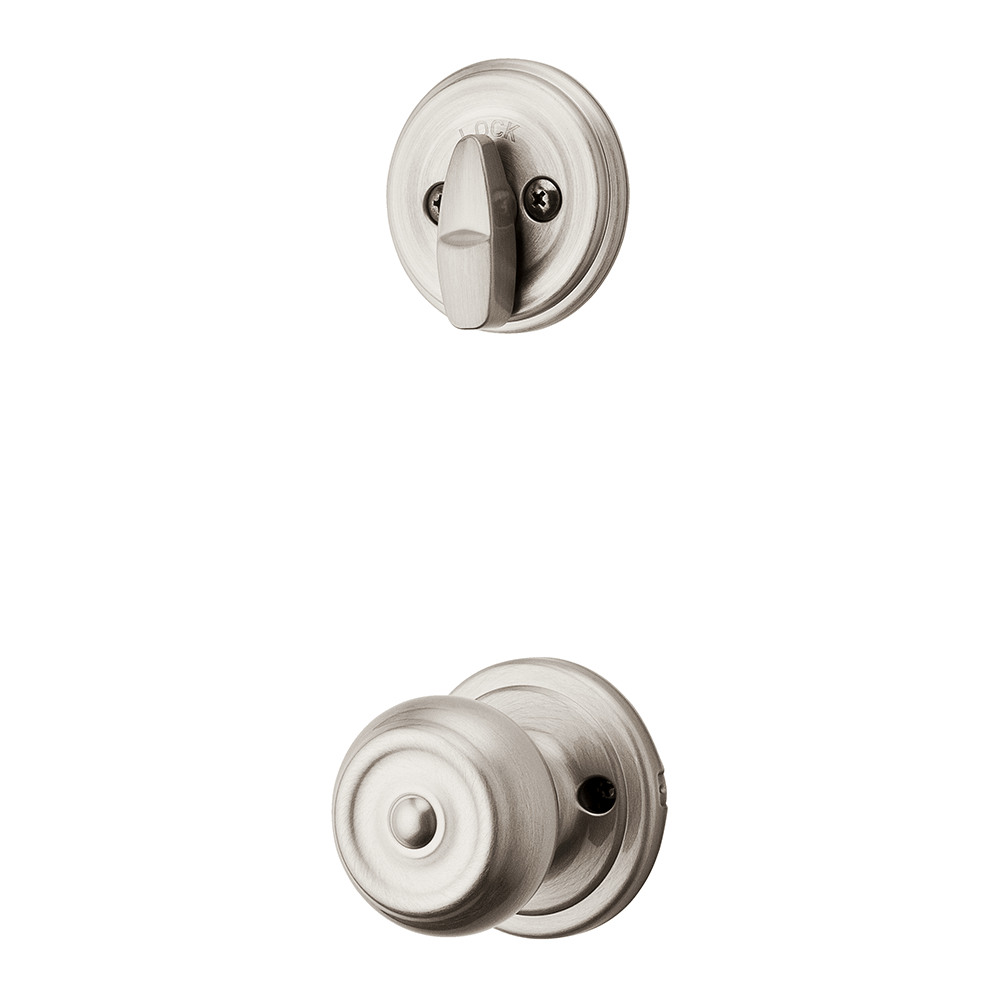 966 Single Cylinder Interior Pack w/Phoenix Knob for Signature Series Handlesets in Satin Nickel