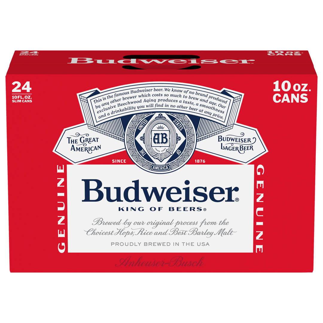 Budweiser 24x10 oz Sleek Can Suitcase CARRIER - Revised Callout