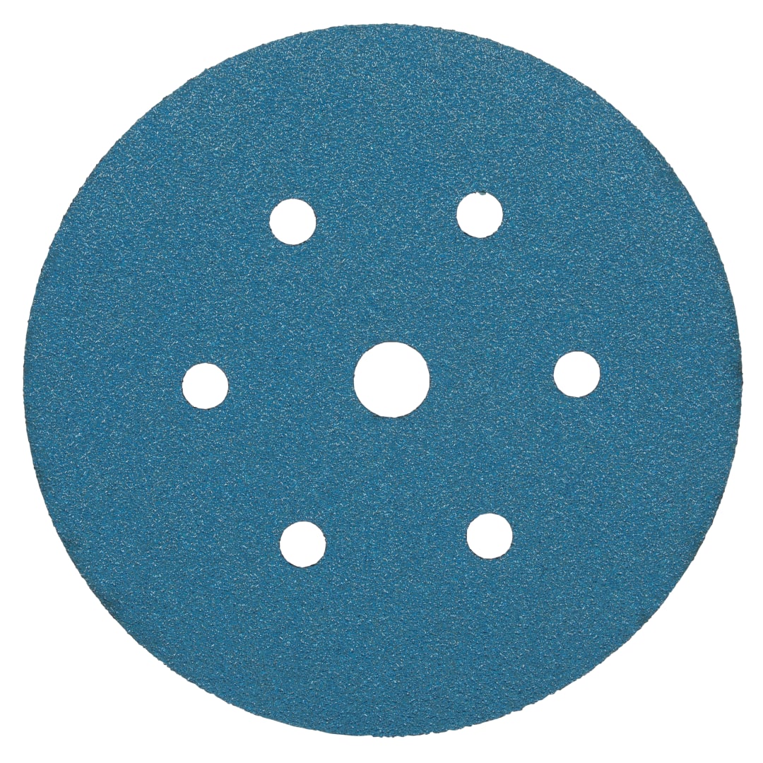 3M™ Hookit™ 521U Esnek Süngerli Disk Zımpara, 150 mm, Çok Delikli, 80E, 36521
