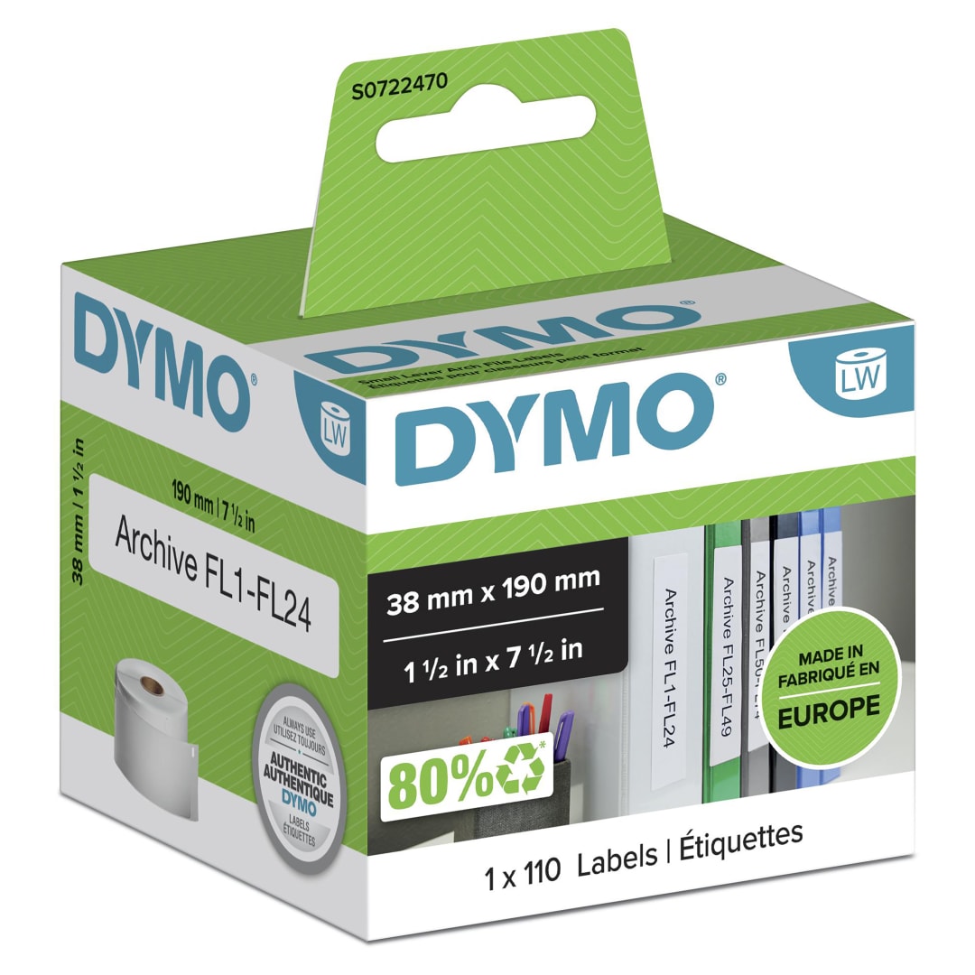 DY LW 38X190MM LAF LBL 110CT FSC EU/AP