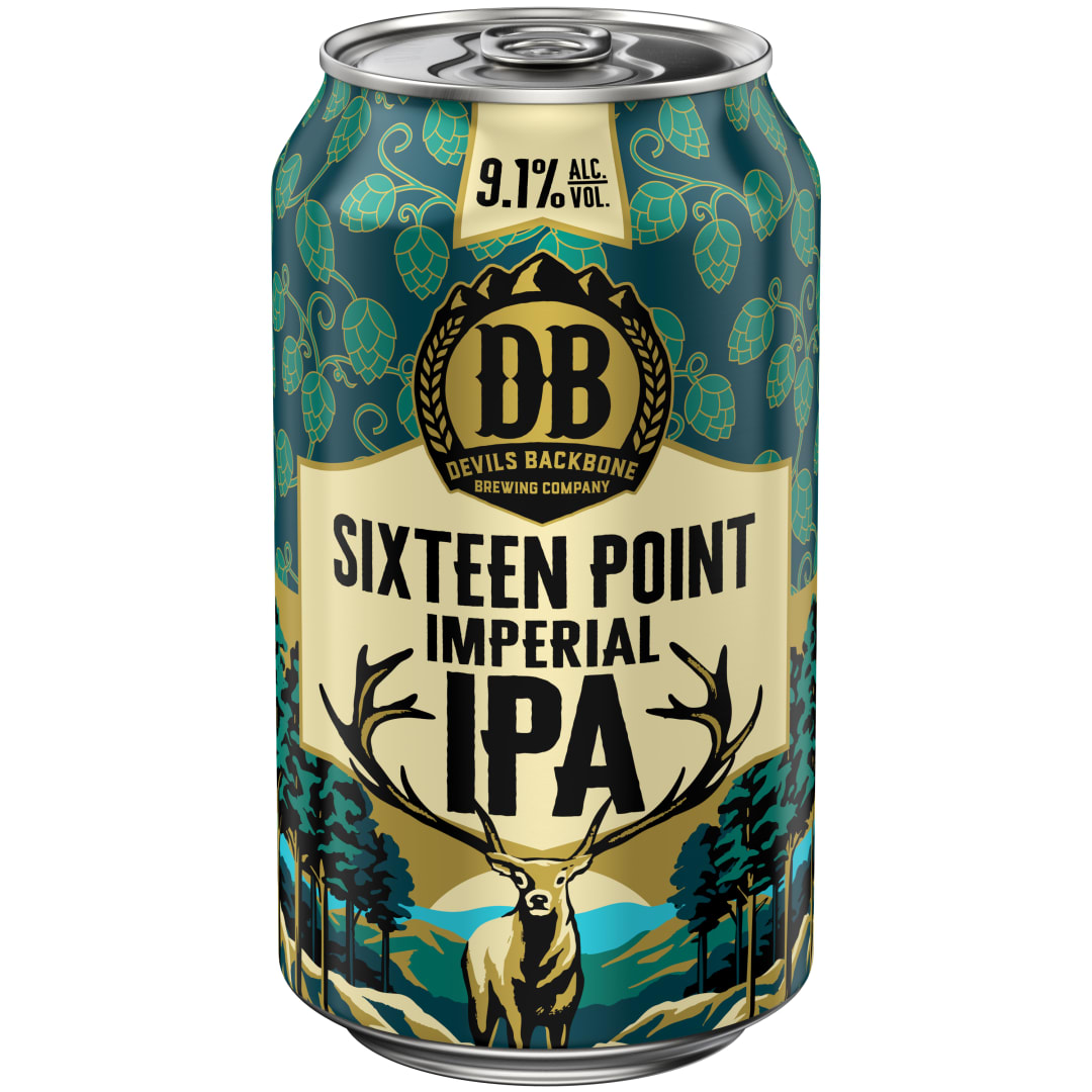 Devils Backbone Brewing Company Sixteen Point IPA, 12 oz. Bottles