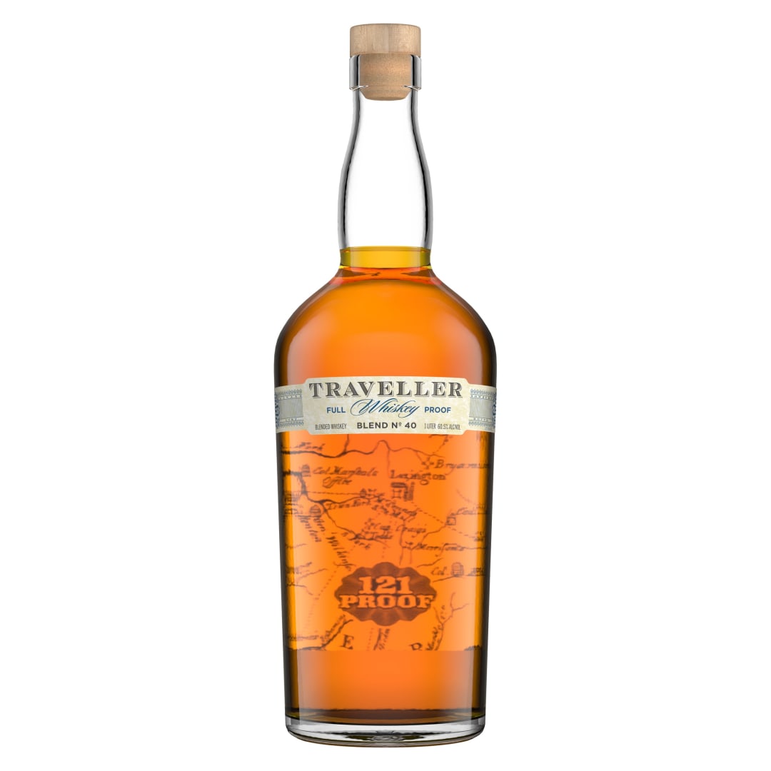 Traveller Full Proof Blended Whiskey 1l 121 Proof