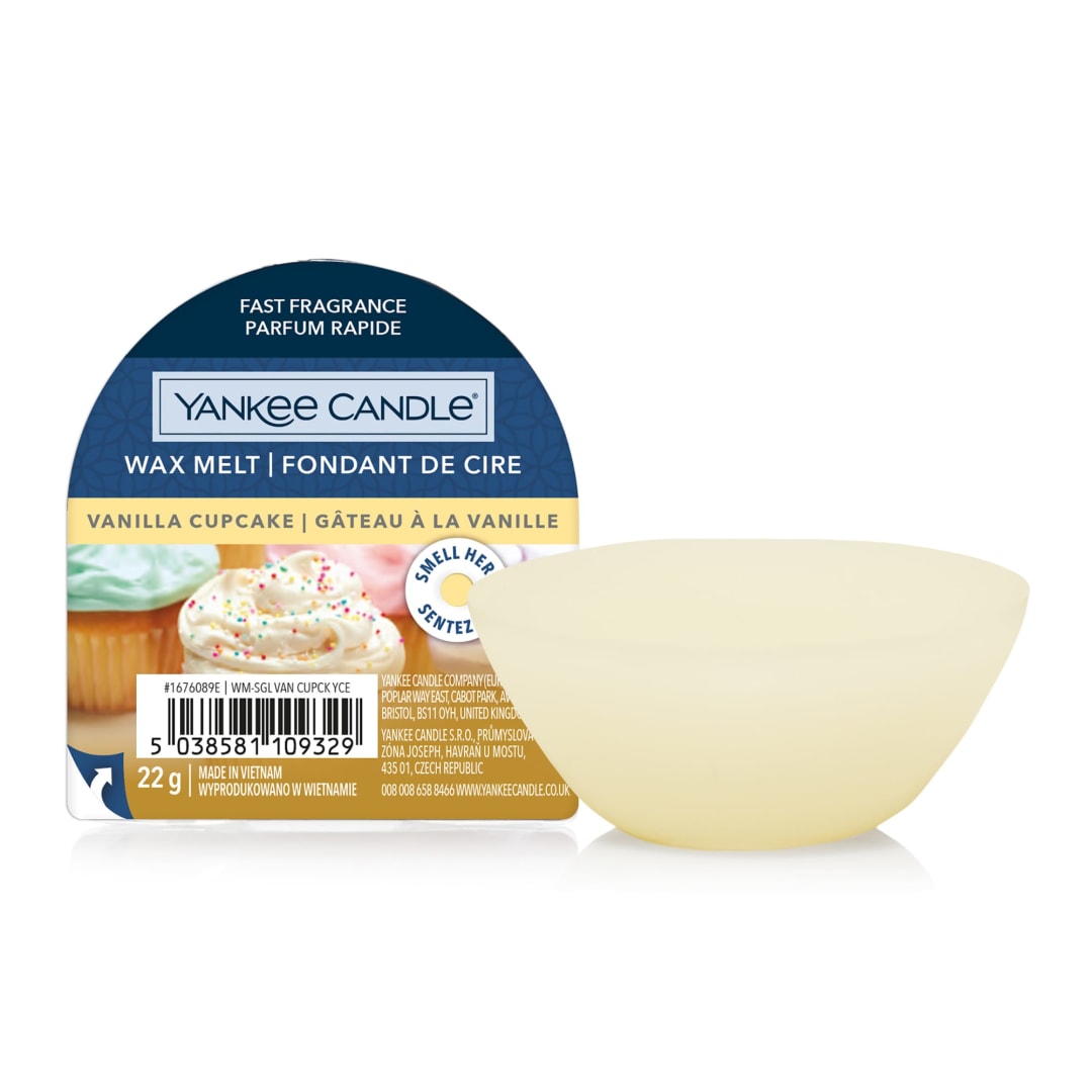 Yankee Candle® Wax Melts | Vanilla Cupcake | Up to 8 Hours of Fragrance | 1 Count
