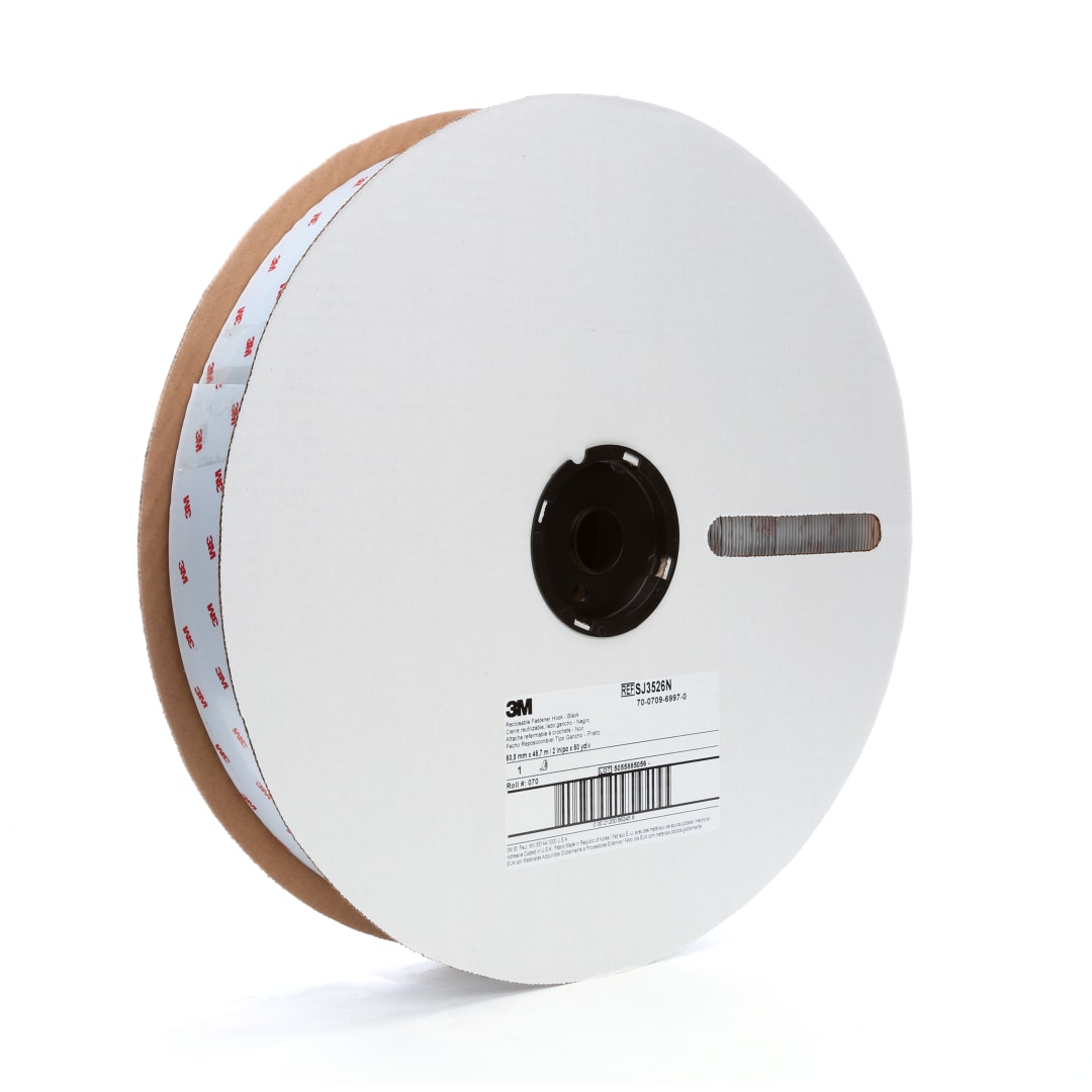 3M™ Açılır Kapanır Sabitleyici SJ3526N, Siyah, 51 mm x 45.7 m, 4.4 mm