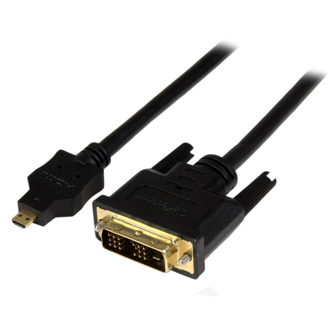 1m Micro HDMI to DVI D Cable M M