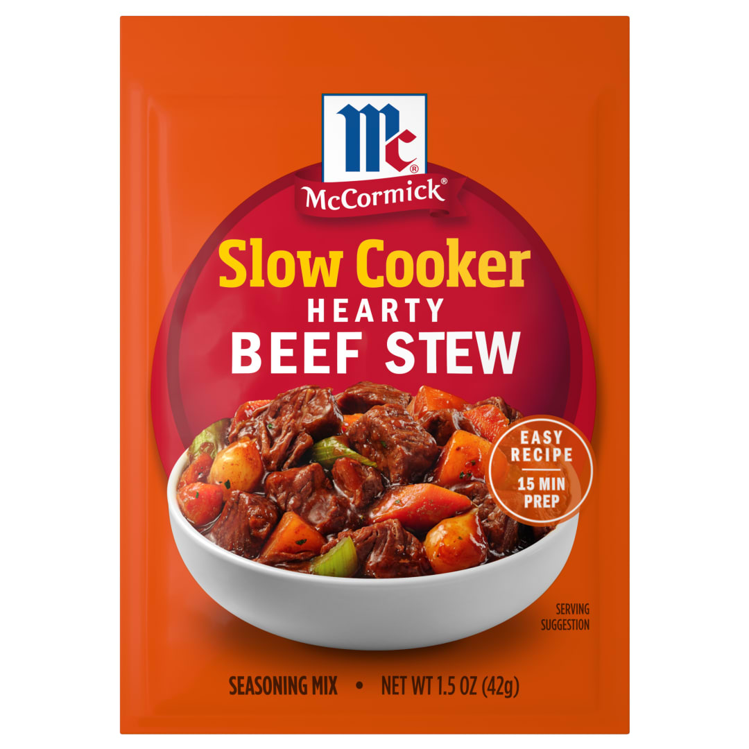 McCormick® Slow Cooker Hearty Beef Stew Seasoning Mix, 1.5 oz