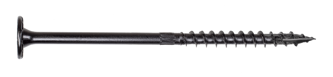 Simpson Strong-Tie SDWS22512DBB-RN1 Outdoor Accents® Structural Wood Screw — .220 in. x 5-1/2 in. DB Coating, Black w/Washer