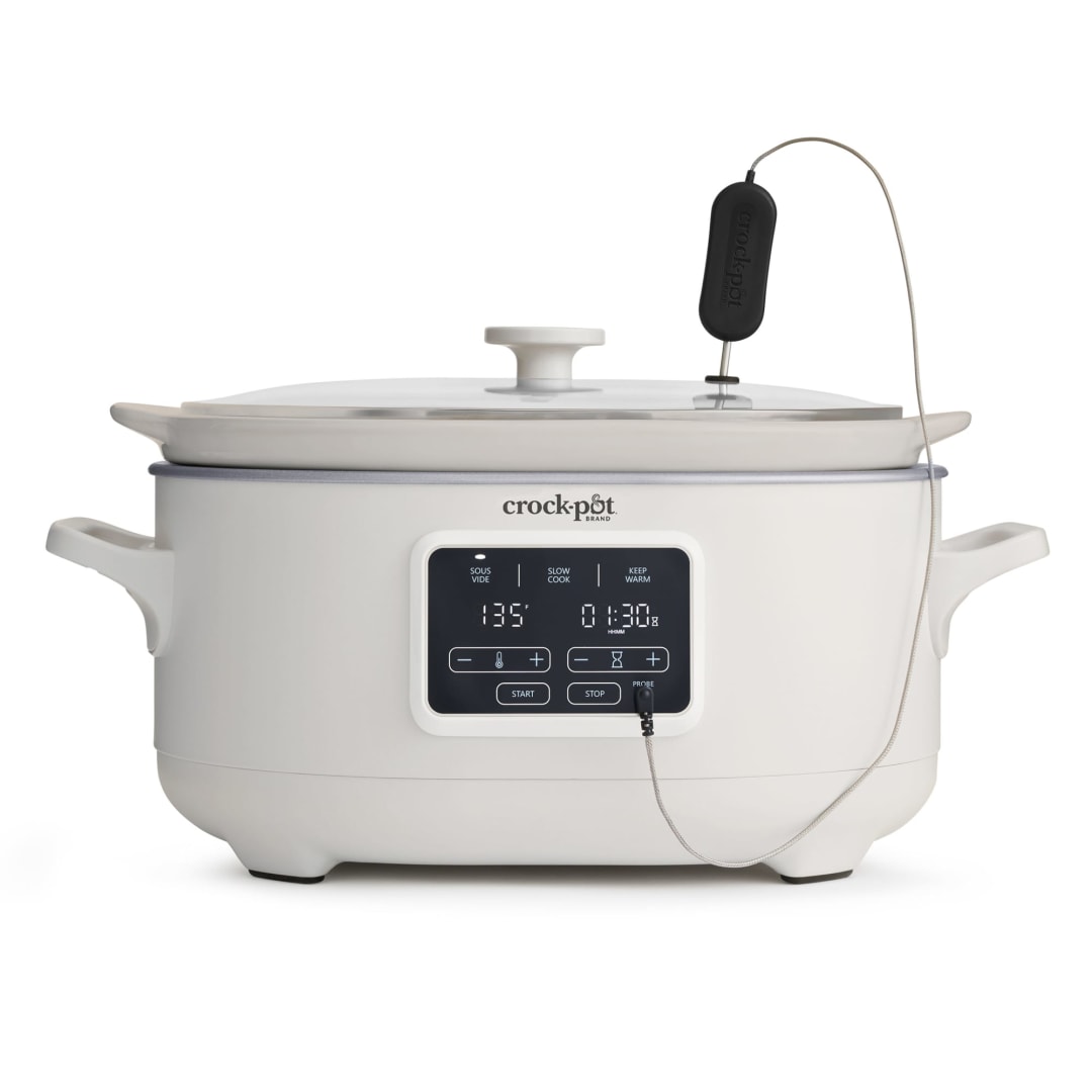 Crockpot® Programmable 6-Quart Slow Cooker with Sous Vide, Oat Milk