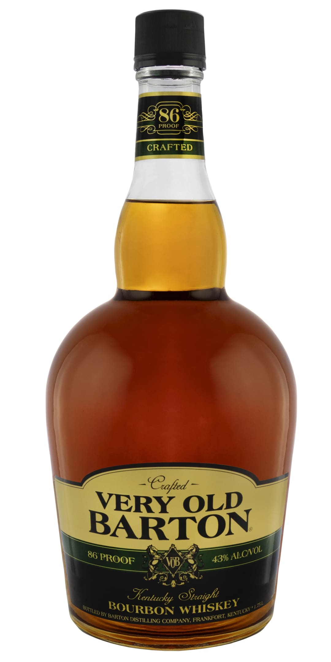 Very Old Barton Kentucky Straight Bourbon Whiskey 1.75l 86 Proof